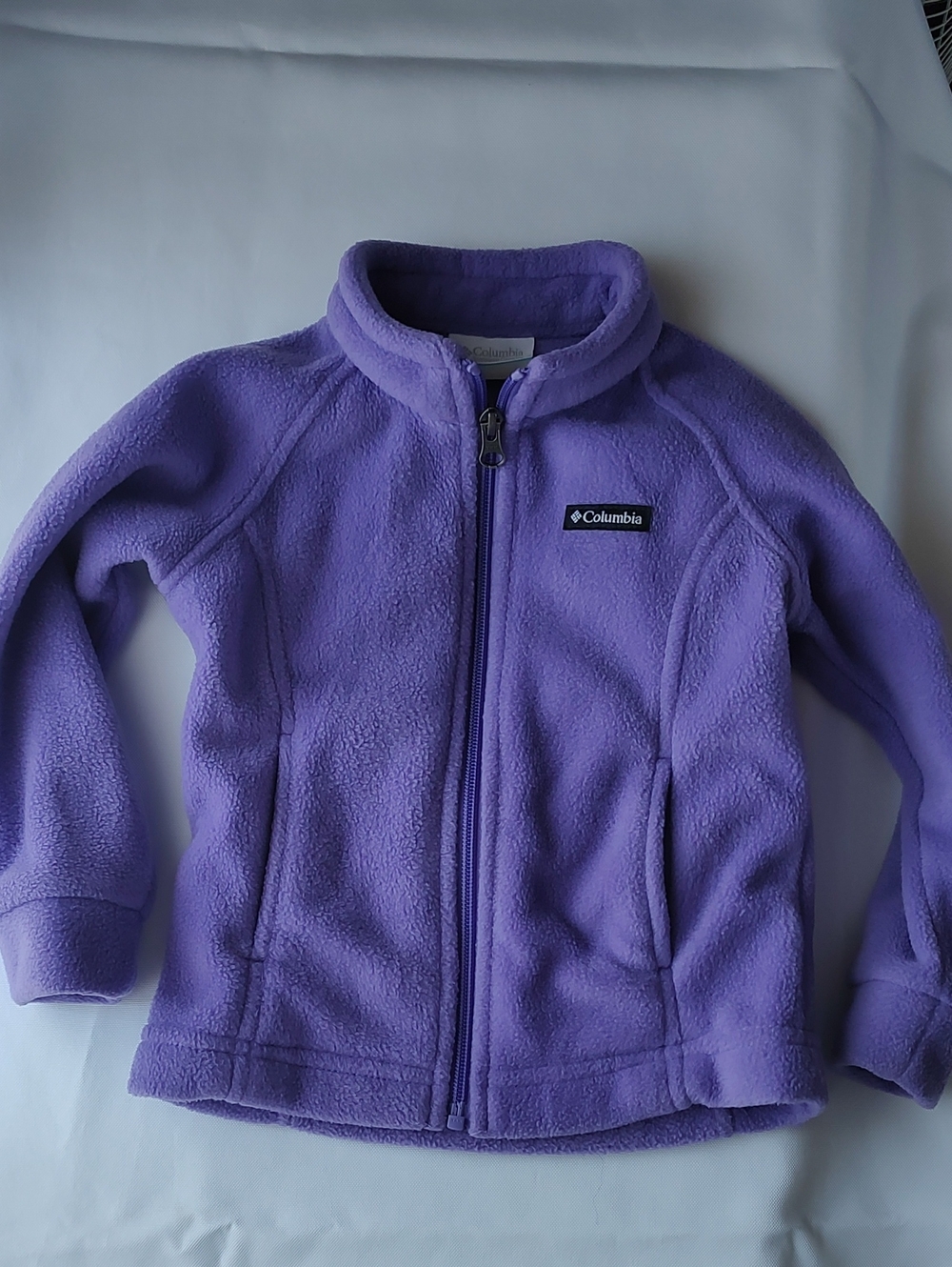 Columbia Purple Zip-Up Fleece Jacket
